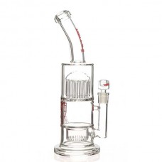 Medium 12 ARMS Tree Perc to Showerhead Bent Neck Bubbler