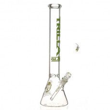 Tall Clear Beaker with Ice Catcher & 14mm Drain Bowl